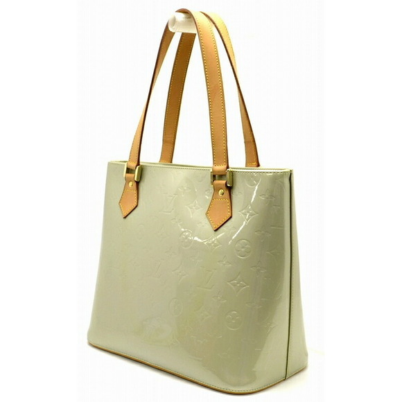 Louis Vuitton Bag Tote Vernis Leather Gris Houston - Picture 1 of 9